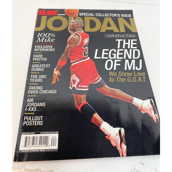 NBA Basketball Slam Magazine Presents Michael Jordan A Hall of Fame Tribute - Picture 1 of 9